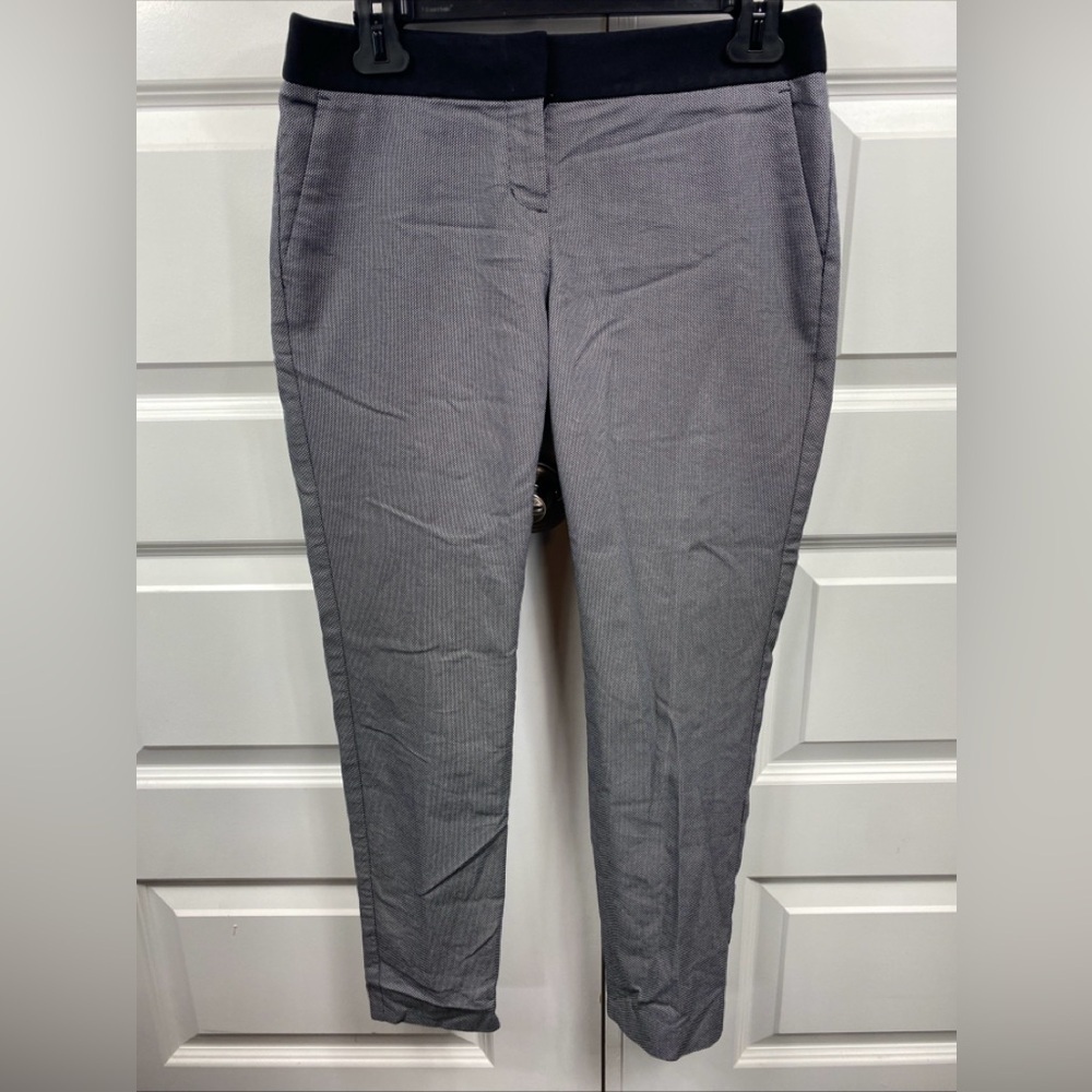 Express Women’s Columnist Mid-Rise Skinny Pants 0R Micro Dots Career Work